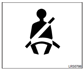 Seat belt warning light (if so equipped)