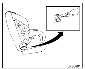 LATCH webbing-mounted attachment