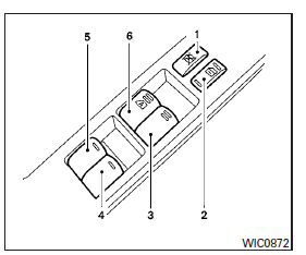 Power windows (if so equipped) 