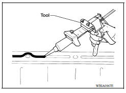 LIQUID GASKET APPLICATION PROCEDURE