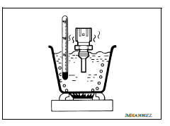 CHECK ENGINE COOLANT TEMPERATURE (ECT) SENSOR