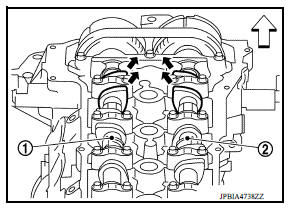 Camshaft valve clearance 