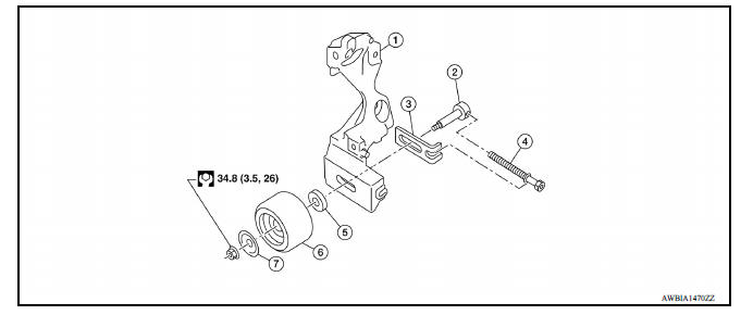 Drive belt idler pulley