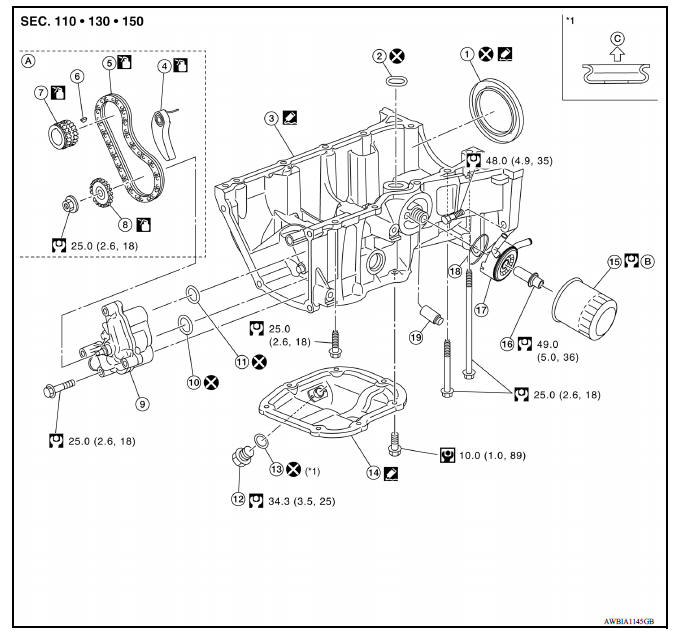 Oil pan (lower)