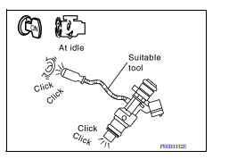 CHECK FUNCTION OF FUEL INJECTOR