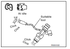 CHECK FUNCTION OF FUEL INJECTOR