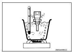 CHECK ENGINE OIL TEMPERATURE (EOT) SENSOR