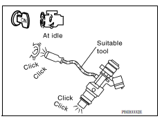 CHECK FUNCTION OF FUEL INJECTOR