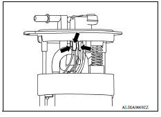 FUEL LEVEL SENSOR UNIT / Disassembly