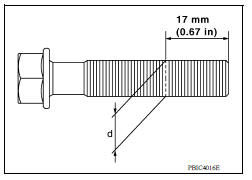 CONNECTING ROD CAP BOLT OUTER DIAMETER