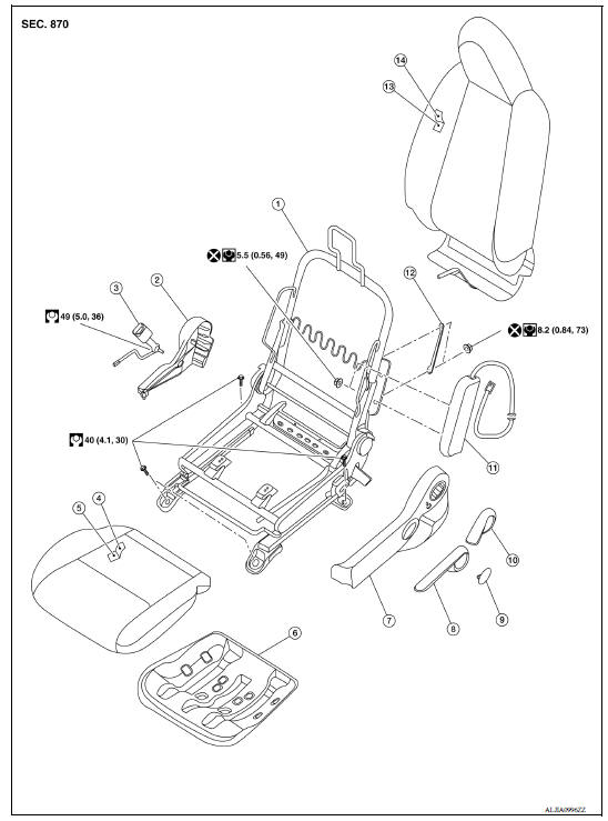 WITHOUT REMOVABLE HEADREST