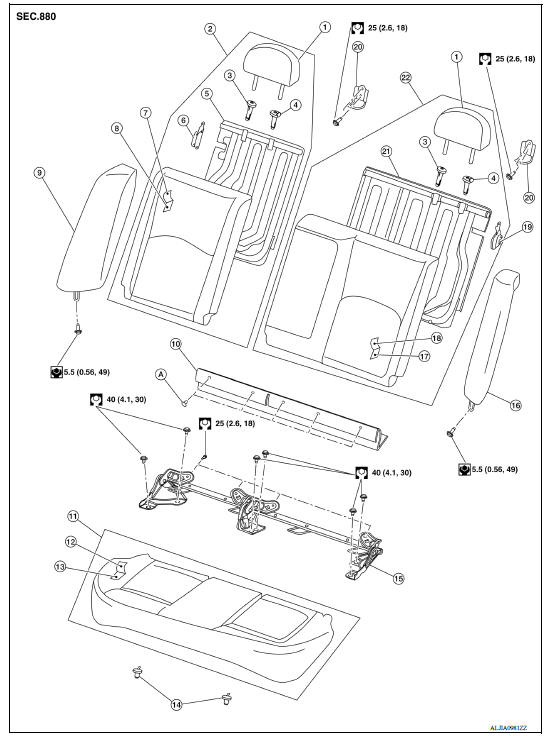 60:40 SPLIT SEATBACK