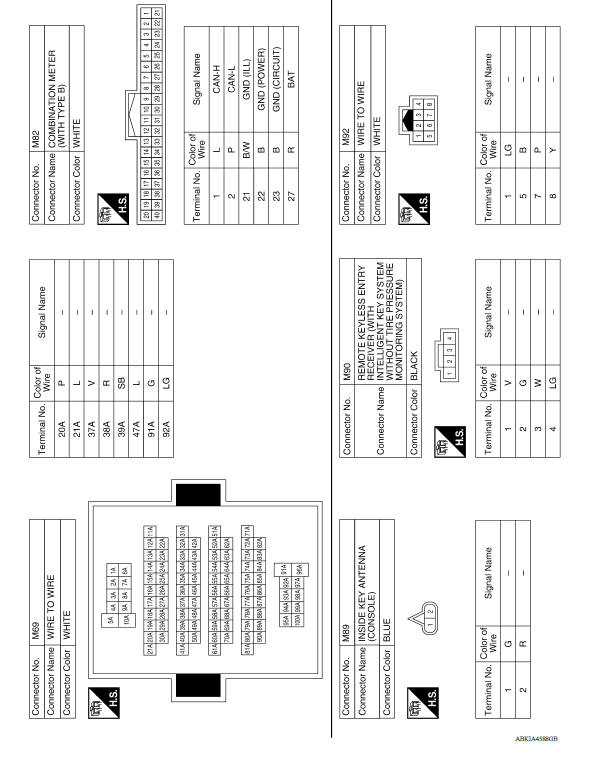 INTELLIGENT KEY SYSTEM : Wiring Diagram 