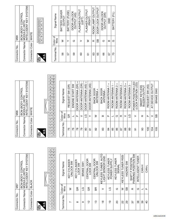 INTELLIGENT KEY SYSTEM : Wiring Diagram 