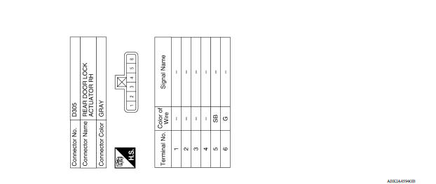 POWER DOOR LOCK SYSTEM : Wiring Diagram