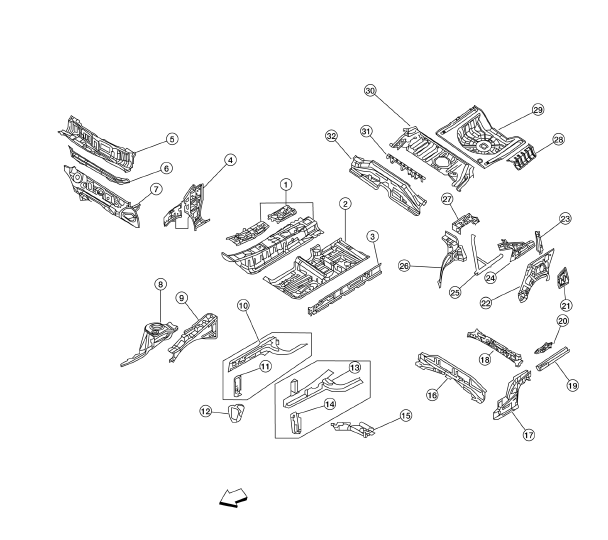 Underbody Component Parts