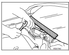 Precaution for Procedure without Cowl Top Cover