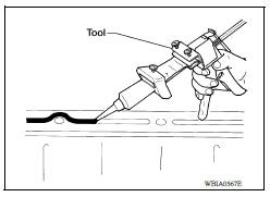 LIQUID GASKET APPLICATION PROCEDURE