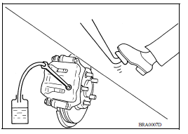 BRAKE FLUID : Draining 