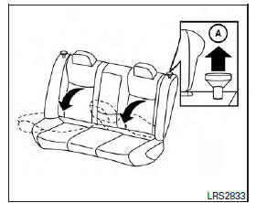 Folding rear seat (if so equipped)
