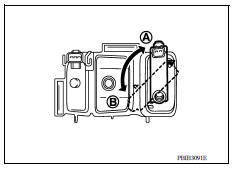 EVAP CANISTER VENT CONTROL VALVE / REMOVAL