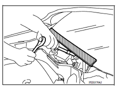 Precaution for Procedure without Cowl Top Cover